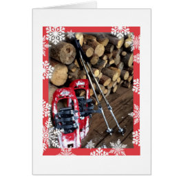 Fatigué Chaussures De Neige ! Carte de corresponda