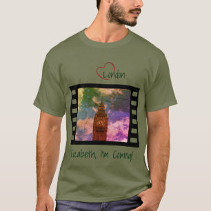 Fatigue Green Londres Big Ben Unisex T-shirt