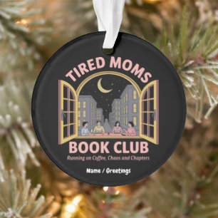 Fatigué Moms Club De Réserver Courir Sur Café Et C