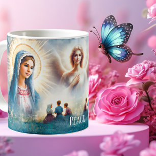 Fátima Angel Apparition Chrétienne Mug Religieux