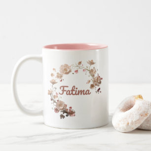 Fatima Floral Tasse