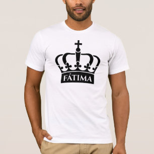 Fátima - Kronsymbol Minimalistischer Glaubensentwu T-Shirt