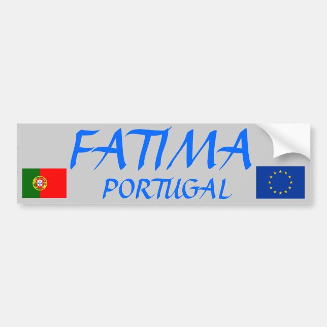 Fatima, Portugal-Autoaufkleber Autoaufkleber (Vorne)
