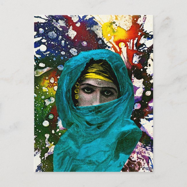 Fatima von Michael Moffa Postkarte (Vorderseite)