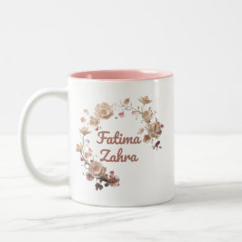 Fatima Zahra Floral Tasse