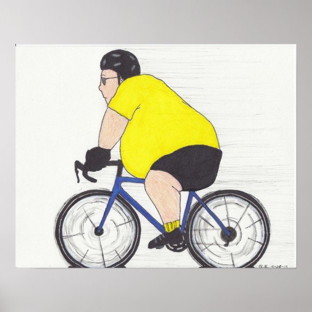 Fatradfahrer Poster (Vorne)
