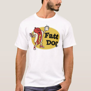 Fatt HundeAbzeichen-Logo-T-Shirt (nur Front) T-Shirt