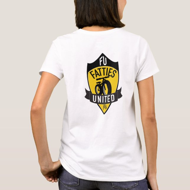 Fatties vereinigte - den T - Shirt der Frauen (Rückseite)