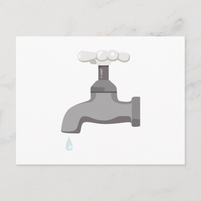 Faucet Postkarte (Vorderseite)