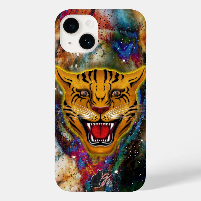Fauchender Tigernebel Case-Mate iPhone 14 Hülle (Rückseite)