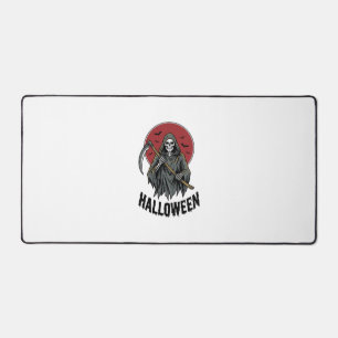 Faucheuse Halloween Gravure Vintage Art_1