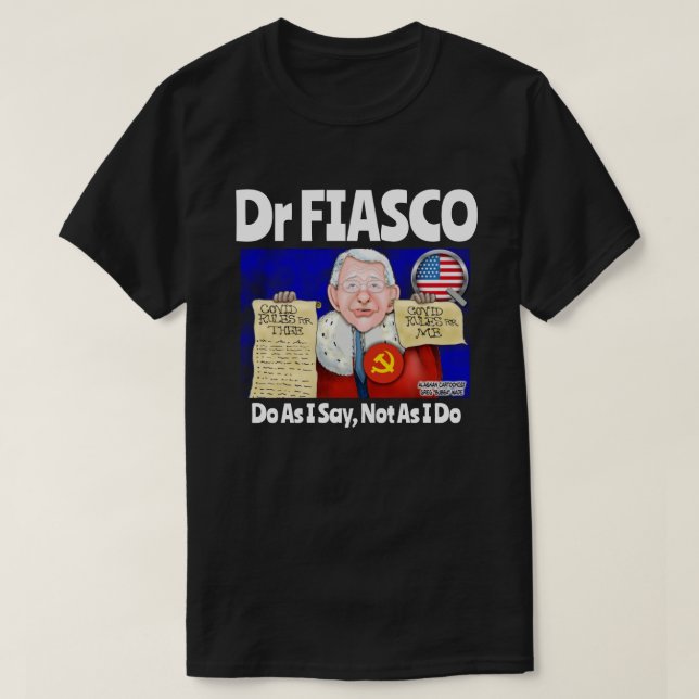 FAUCI-CARTOON T-Shirt (Design vorne)
