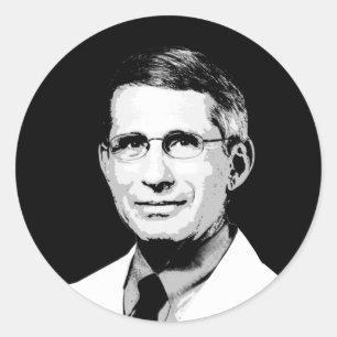 FAUCI RUNDER AUFKLEBER