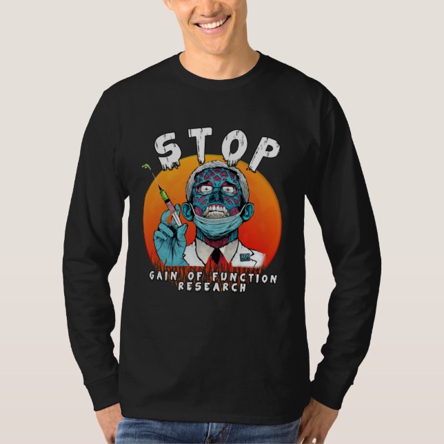 Fauci Stop Vaccine Mandate Arrest Fauci My Body Va T-Shirt (Vorderseite)
