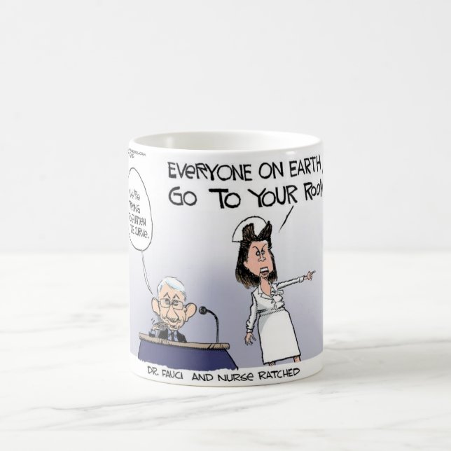 Fauci und Nurse Ratchet Tasse (Mittel)