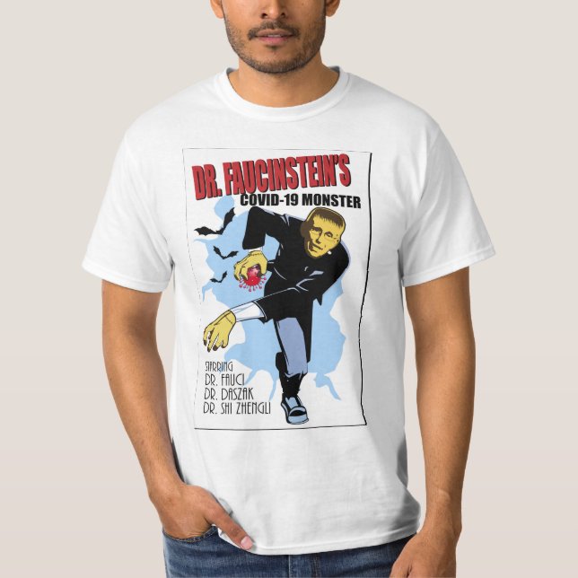 Faucinsteins Covid-19-Monster T-Shirt (Vorderseite)
