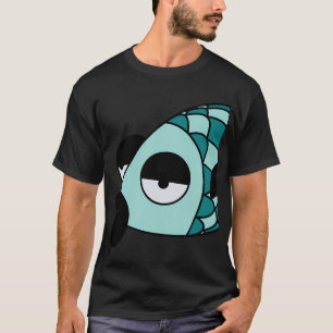 FAULE BLAUE FISCHE T-Shirt