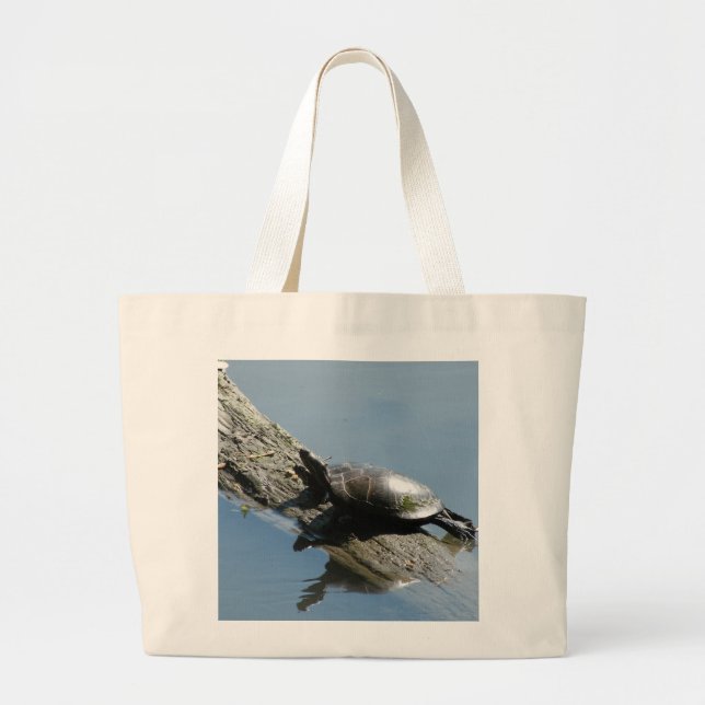 Faule Schildkrötetasche Jumbo Stoffbeutel (Vorne)