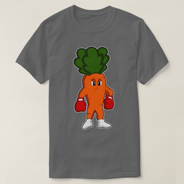 faulen als Boxer mit Boxhandschuhen T-Shirt (Design vorne)