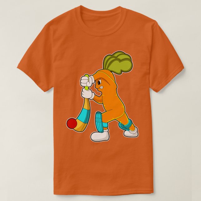 faulen mit Cricket-Fledermaus T-Shirt (Design vorne)