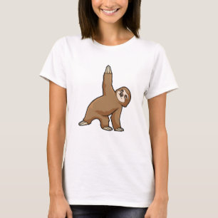 Faulenzen bei Yoga Stretching Übungen Legs T-Shirt