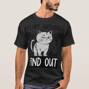 Faulenzen und Katzenliebhaber finden T-Shirt