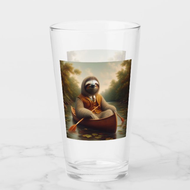 Faulenzer in Kanufahrt Glas (Vorderseite)
