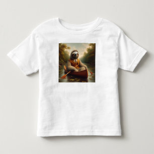 Faulenzer in Kanufahrt Kleinkind T-shirt