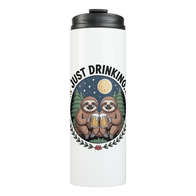 Faulenzerwanderung mit Drinkteam Thermosbecher (Vorderseite)