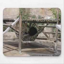 Faulenztag für Bären Mousepad