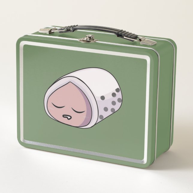 Fauler Affe Metall Brotdose (Vorderseite)