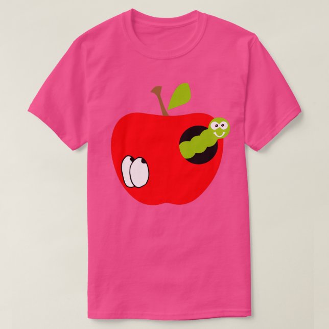 fauler Apfel T-Shirt (Design vorne)