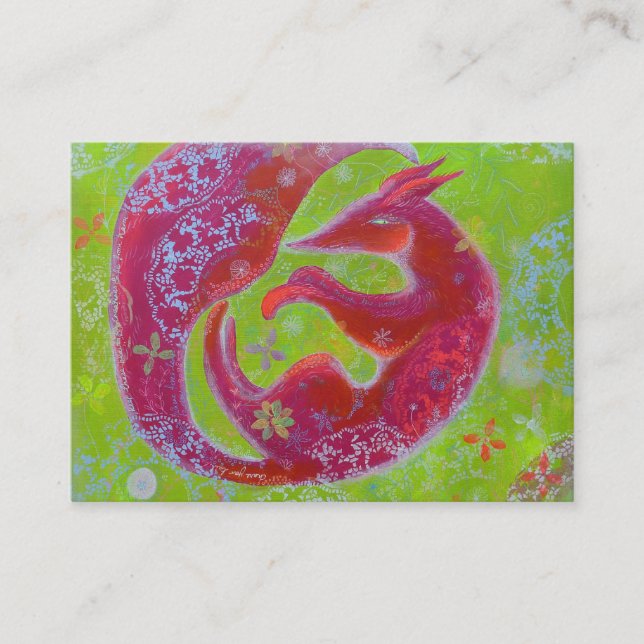 Fauler Fox. Visitenkarte (Vorderseite)