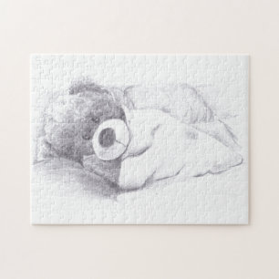 Fauler, schläfriger Teddybär