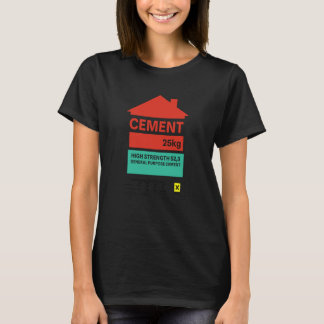 Fauler Zement-Gag-Matching-Katze Gruselig Casual S T-Shirt