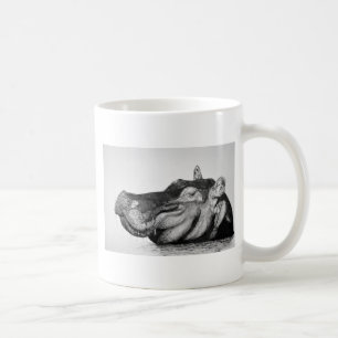 Faules Flusspferd Kaffeetasse