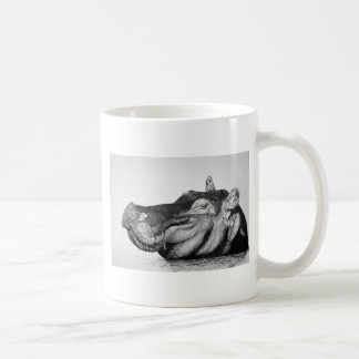 Faules Flusspferd Kaffeetasse