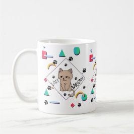 Faules Meow – bestes Faules Katzen-Design Kaffeetasse