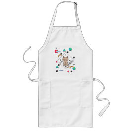 Faules Meow – bestes Faules Katzen-Design Lange Schürze