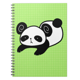 faules Pandanotizbuch Notizblock