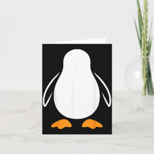 Faules Pinguinkostüm Erwachsene Karte