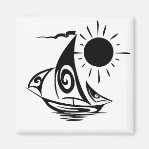 Faules Tagessegeln Magnet
