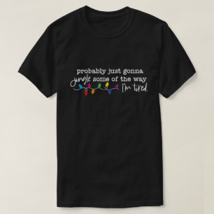 Faules Weihnachtsstimmung-Christmas-Lights-Shirt T-Shirt