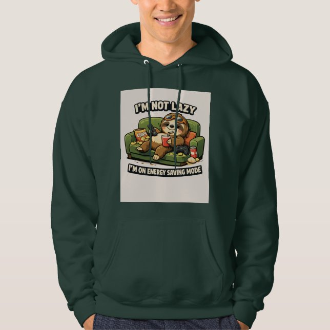 Faulheitslevel: Experte Hoodie (Vorderseite)