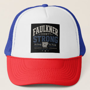 Faulkner County Strong Trucker Hut Truckerkappe
