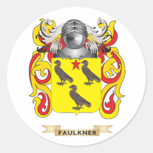 Faulkner-Wappen Runder Aufkleber
