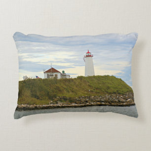 Faulkners Island Lighthouse Connecticut Pillow Dekokissen
