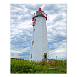 Faulkners Island Lighthouse, CT Foto Print