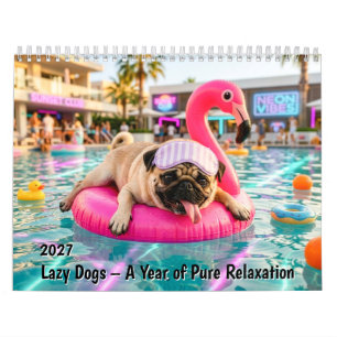 Faulpelze – Ein Jahr voller Entspannung Kalender