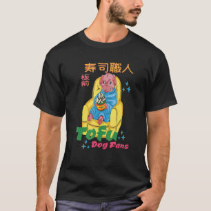 Faulpelze fressen Tofu Pub für Tofu Fans Asiatisch T-Shirt